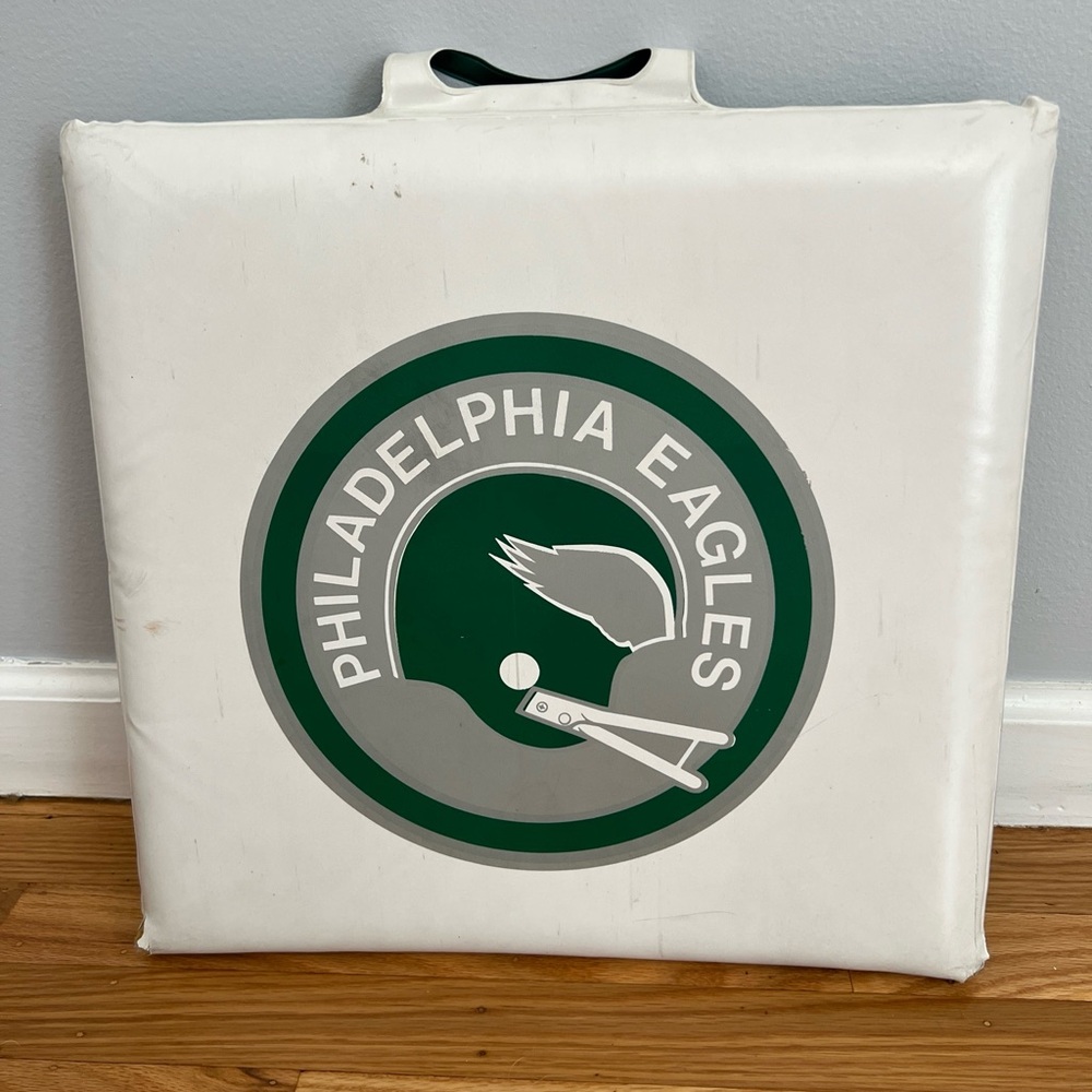 Vintage Philadelphia Eagles Stadium Cushion